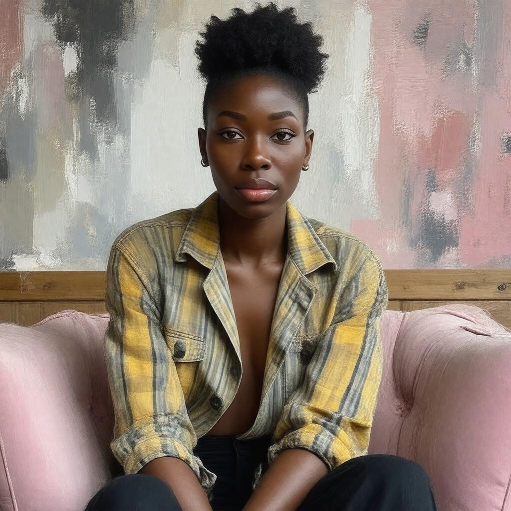 AI-created image of Michaela Coel