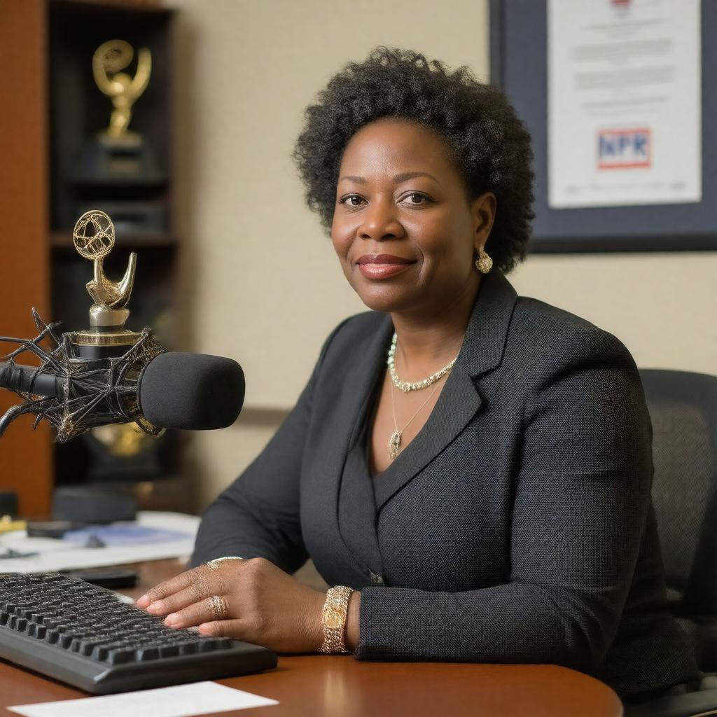 AI-created image of Michel Martin