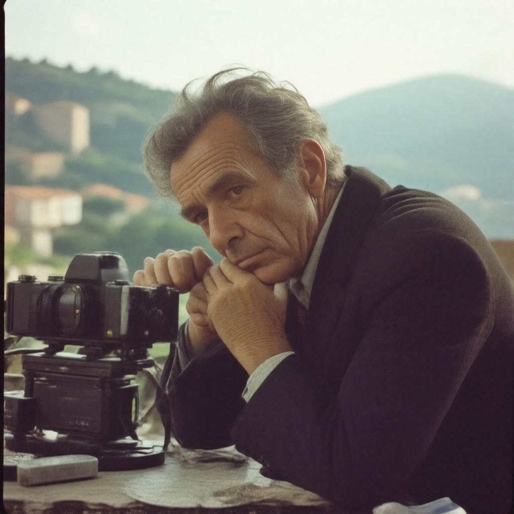AI-created image of Michelangelo Antonioni