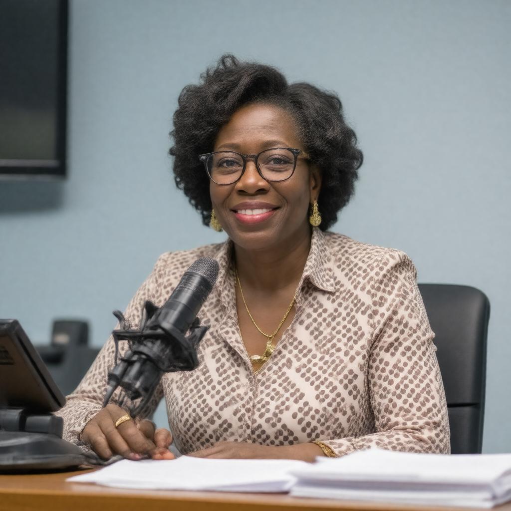 AI-created image of Michele Norris