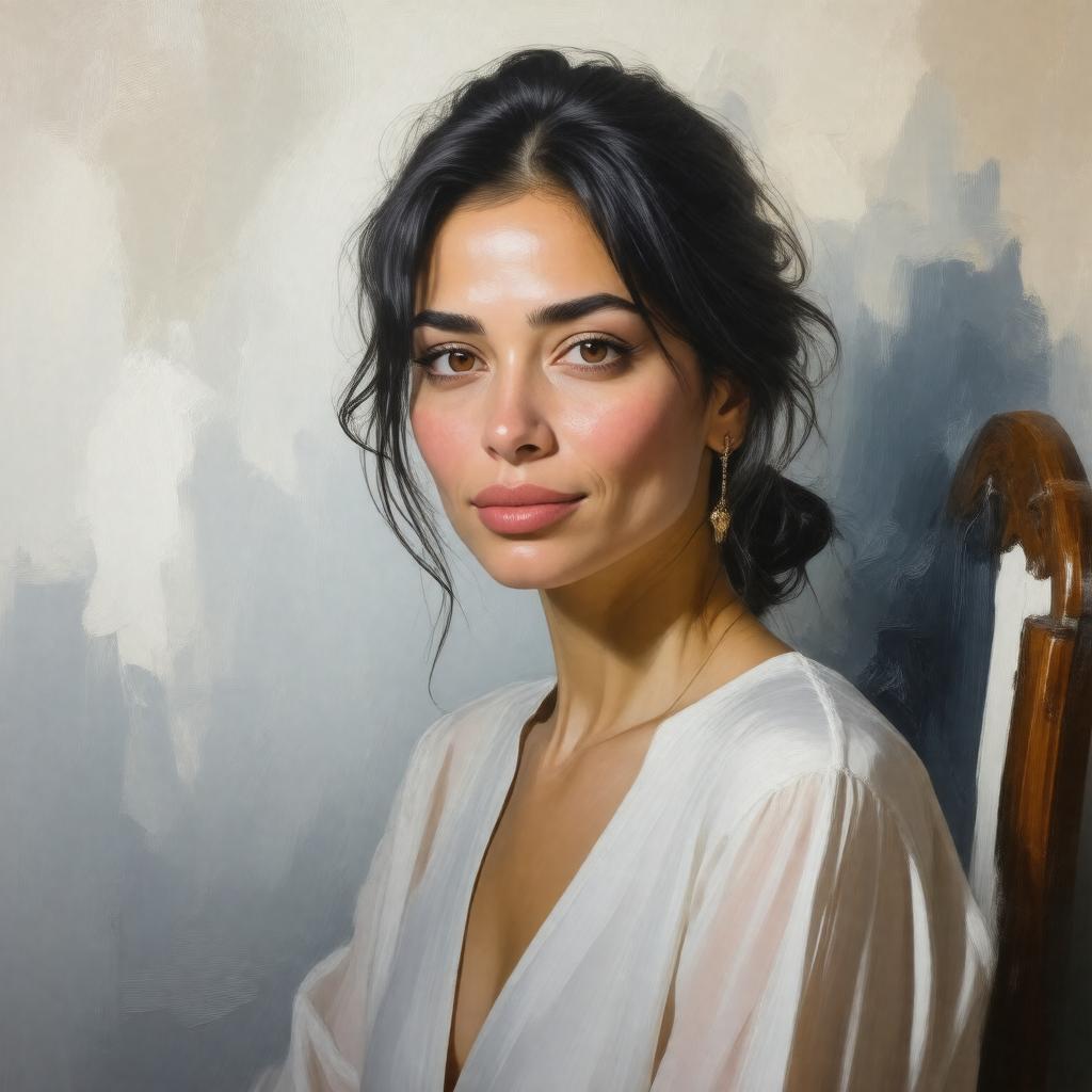 Click to view larger image AI-created image of Micheline Roquebrune