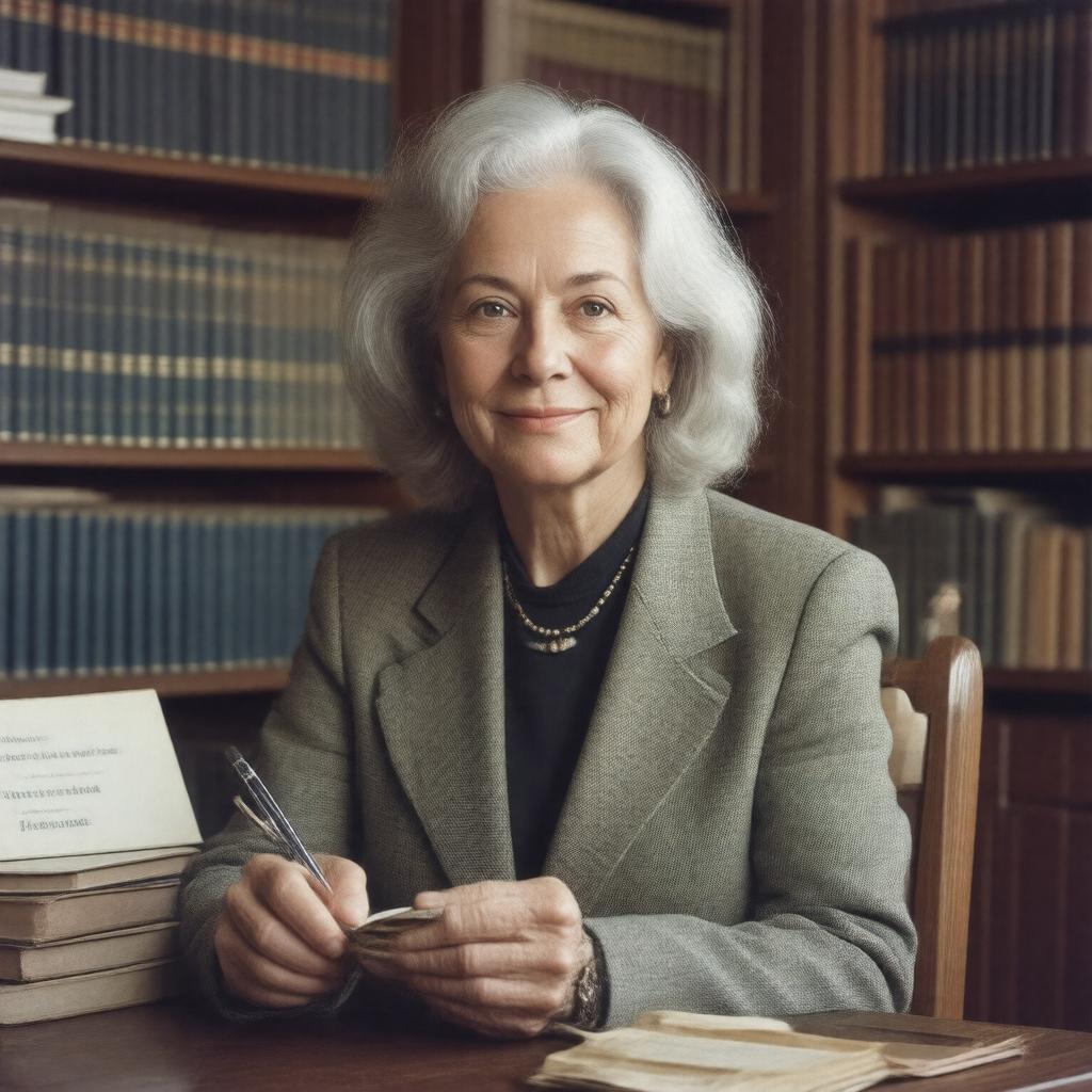 AI-created image of Michelle Feynman