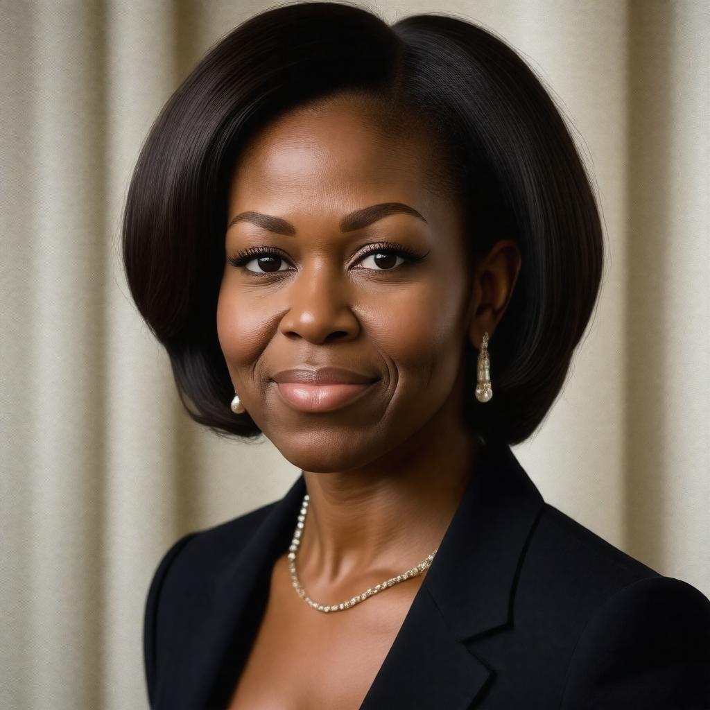 AI-created image of Michelle Obama
