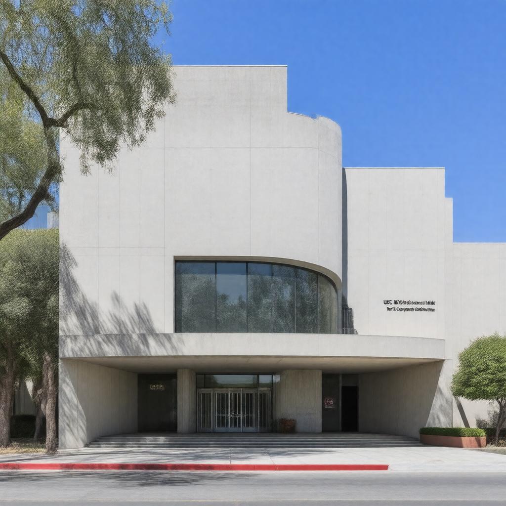 Click to view larger image AI-created image of Michelson Hall