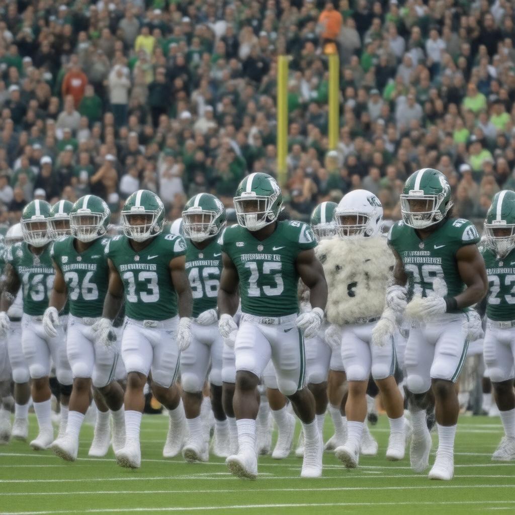 AI-created image of Michigan State Spartans football