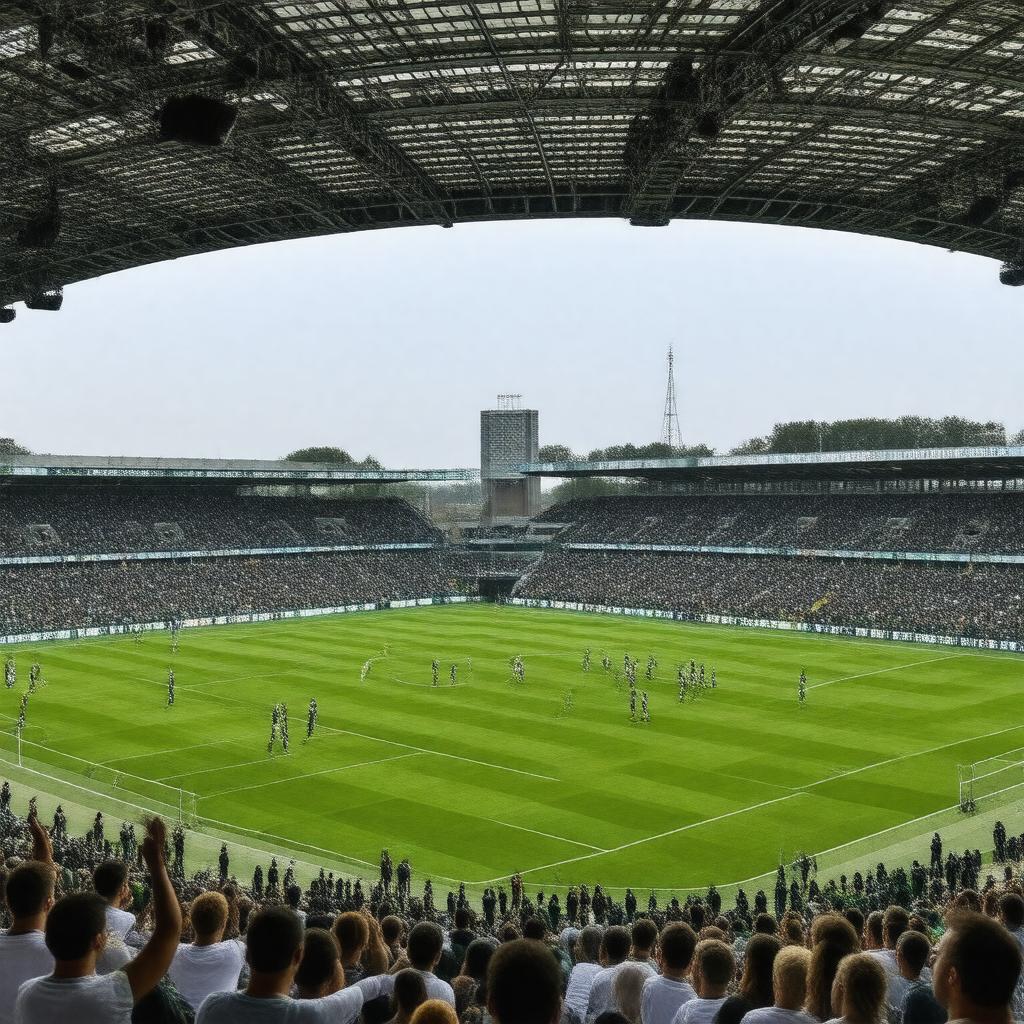 AI-created image of Michigan State Spartans soccer