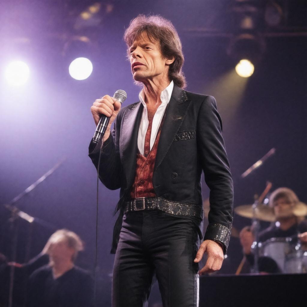 AI-created image of Mick Jagger