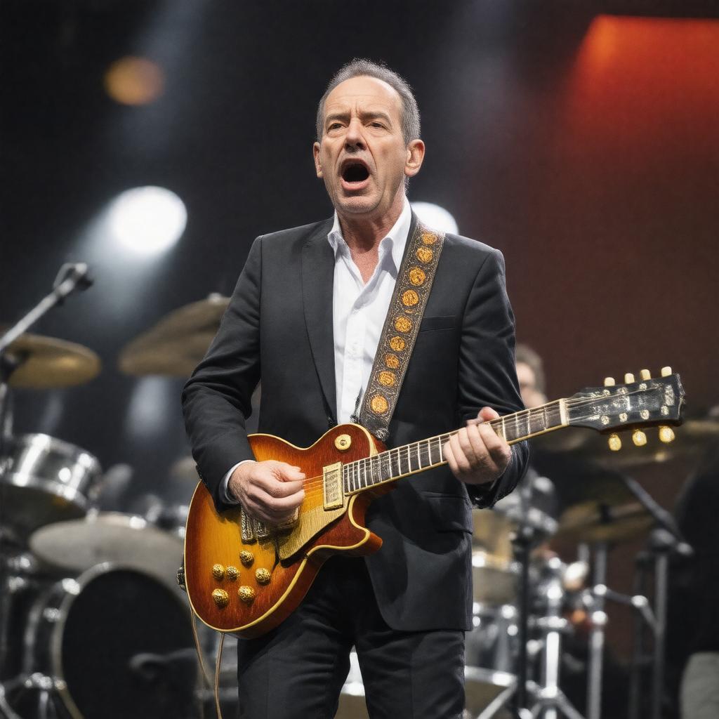 AI-created image of Mick Jones