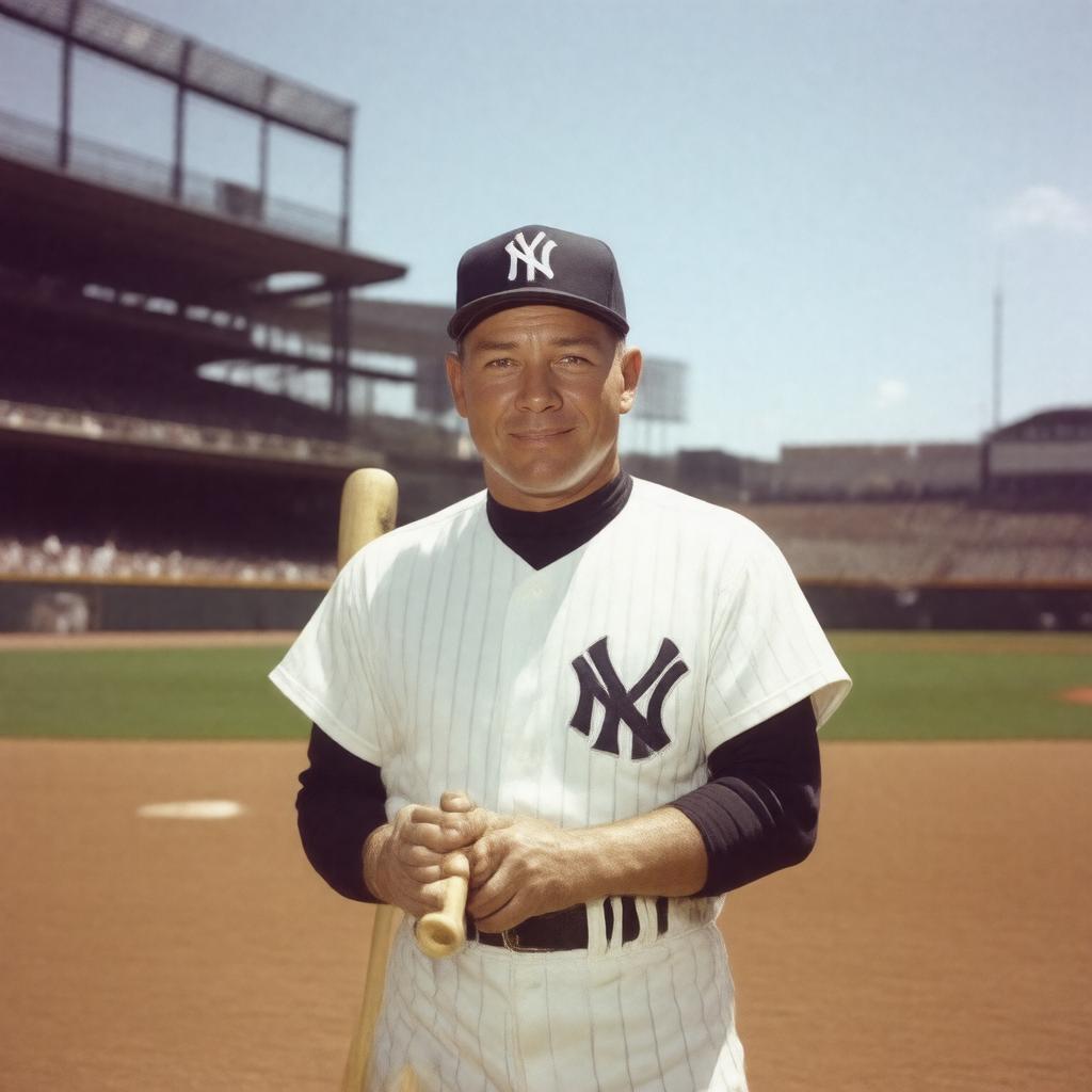 AI-created image of Mickey Mantle