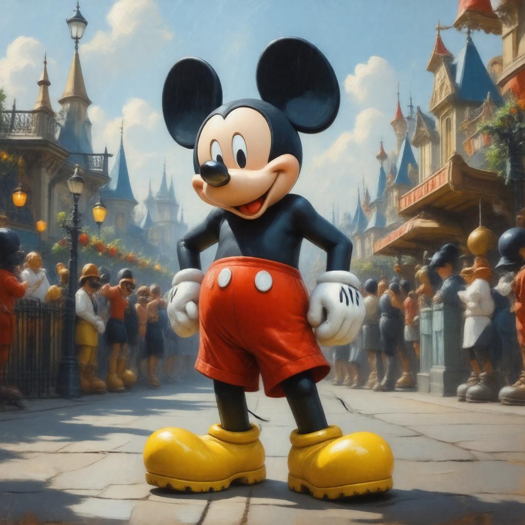 AI-created image of Mickey Mouse