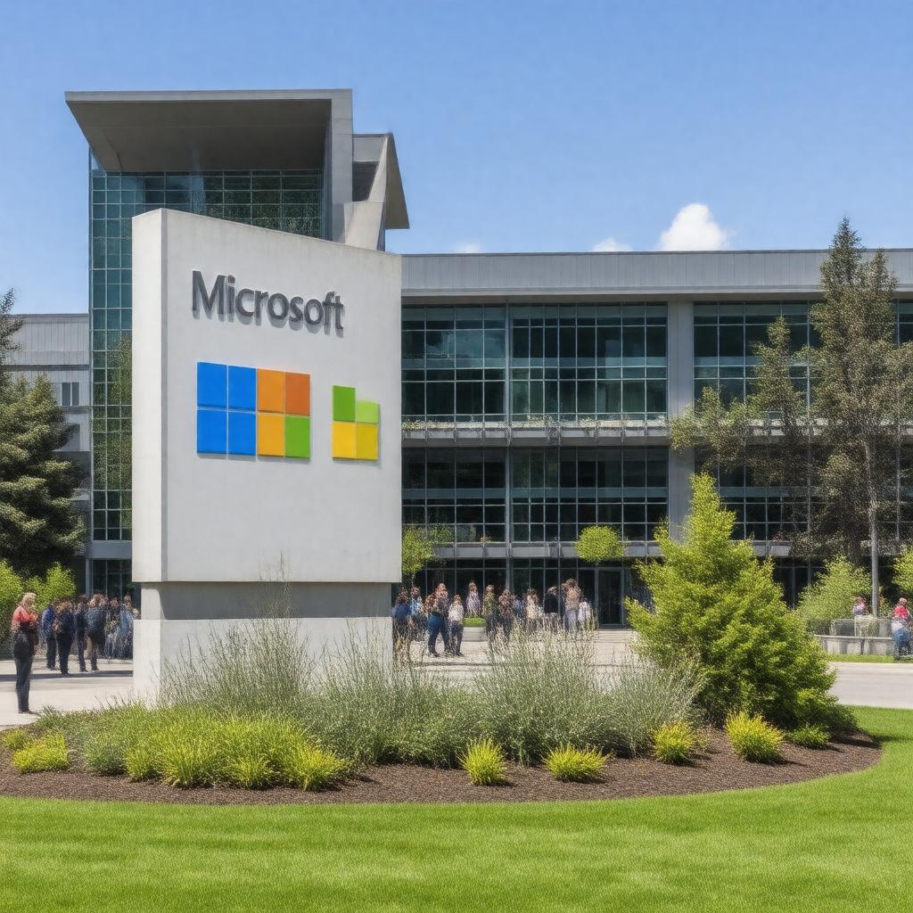 AI-created image of Microsoft
