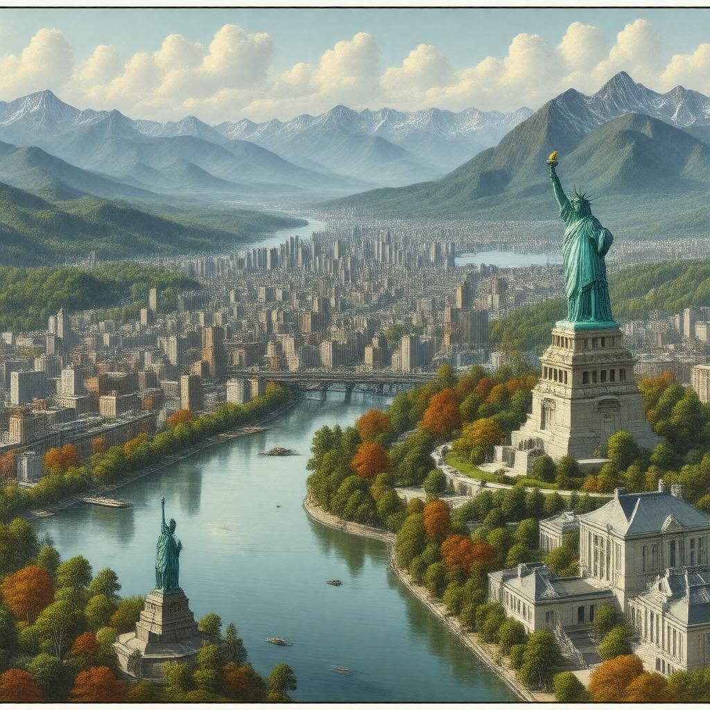 AI-created image of Mid-Atlantic Region