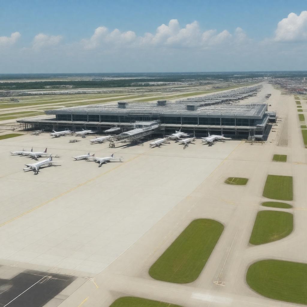 Click to view larger image AI-created image of Mid-Continent International Airport