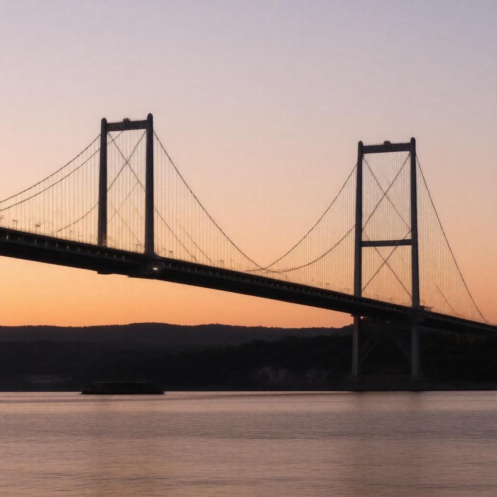 AI-created image of Mid-Hudson Bridge