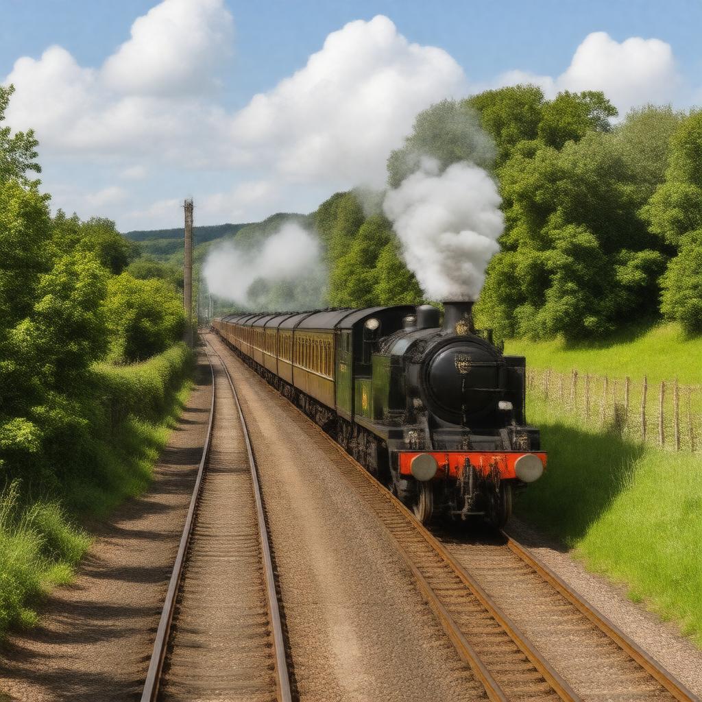 AI-created image of Mid-Norfolk Railway
