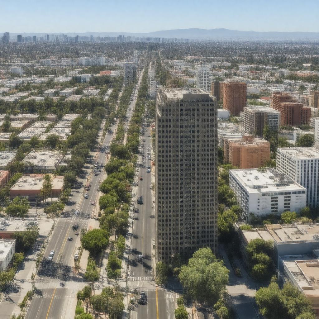 AI-created image of Mid-Wilshire