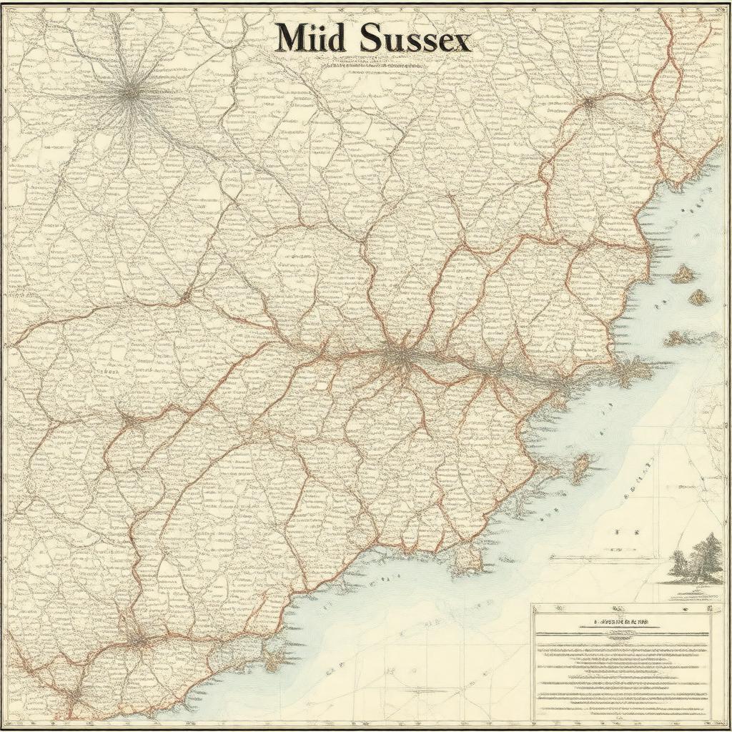 AI-created image of Mid Sussex