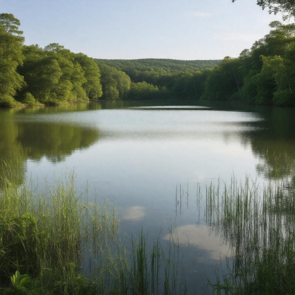 Click to view larger image AI-created image of Middle Pond