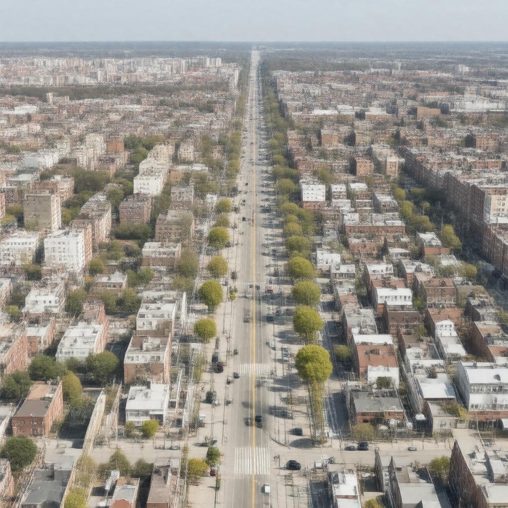 AI-created image of Middle Village