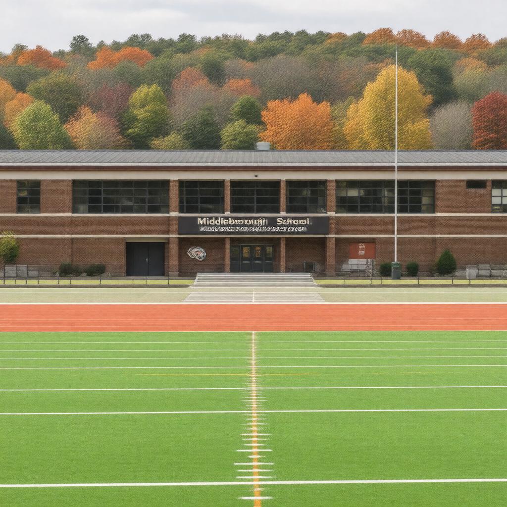 AI-created image of Middleborough High School