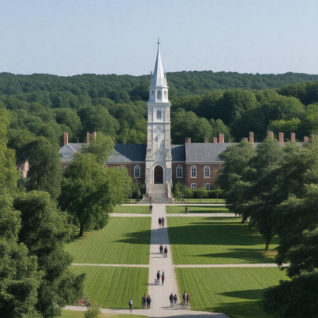 AI-created image of Middlebury College