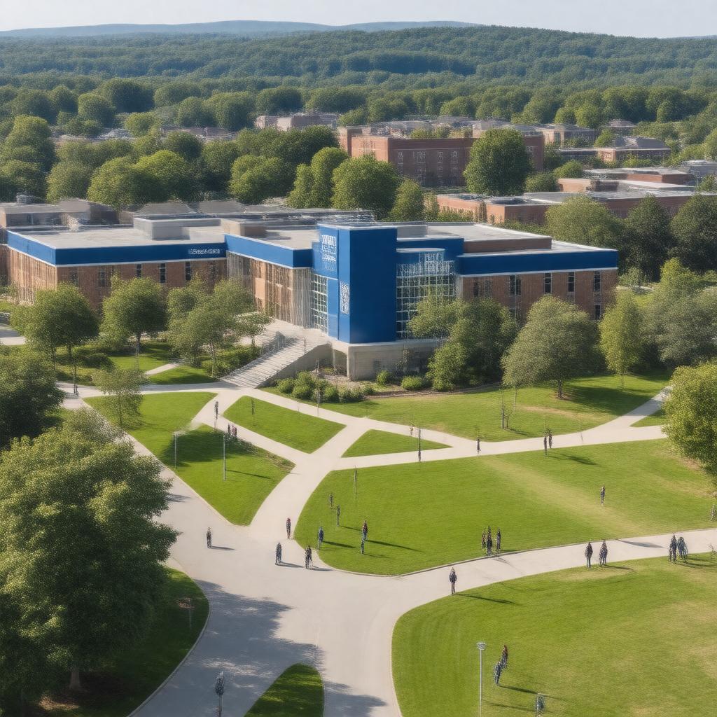 AI-created image of Middlesex Community College