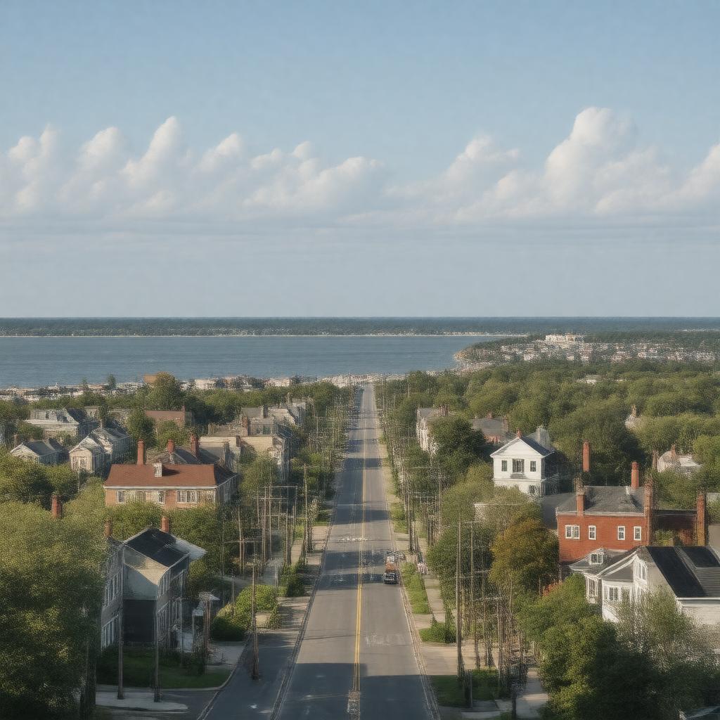 AI-created image of Middletown, New Jersey