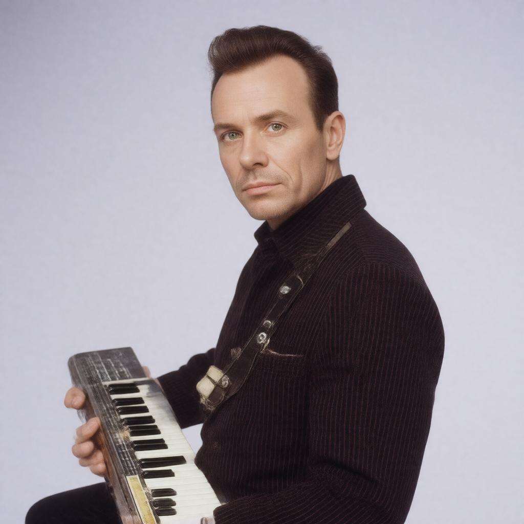 AI-created image of Midge Ure