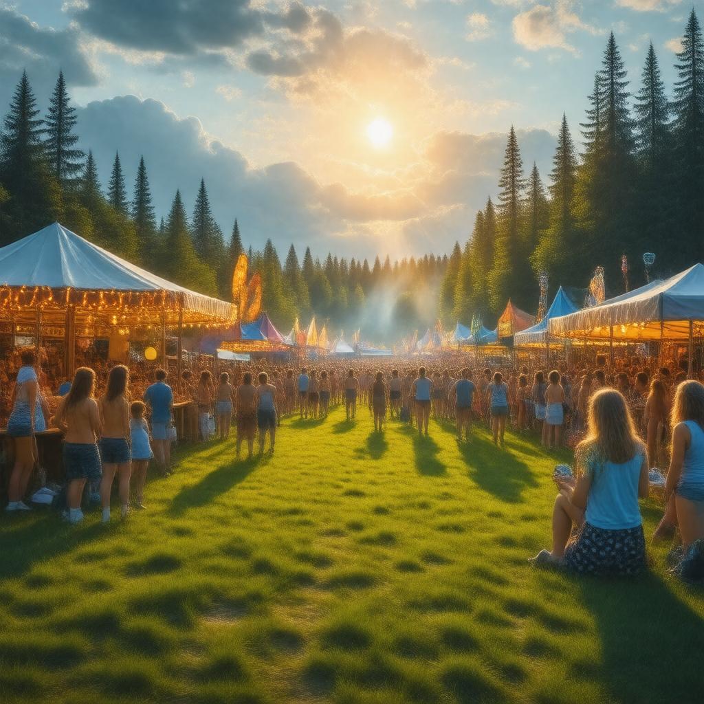 AI-created image of Midnight Sun Festival