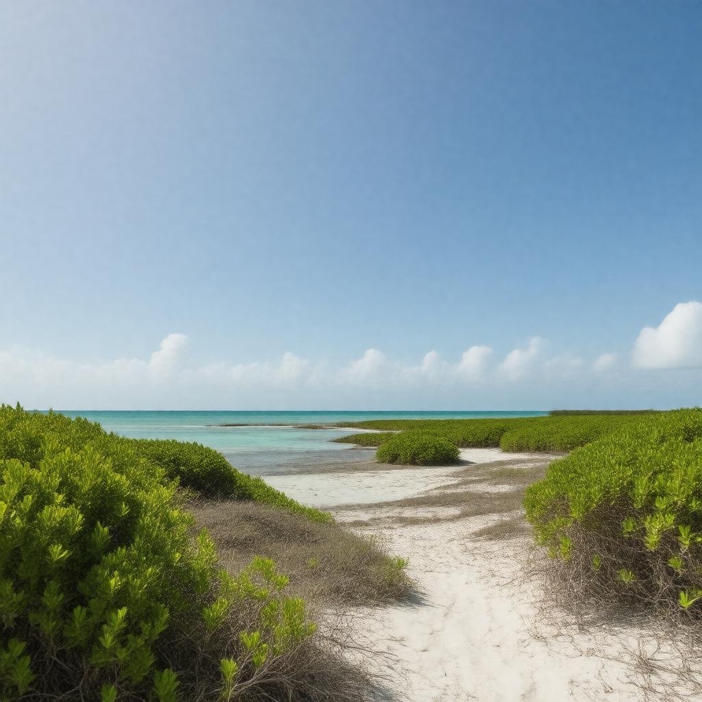Click to view larger image AI-created image of Midway Atoll National Wildlife Refuge