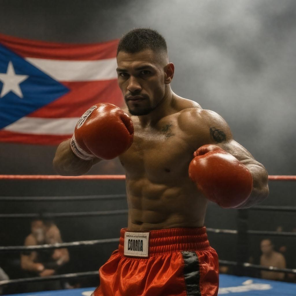 AI-created image of Miguel Cotto