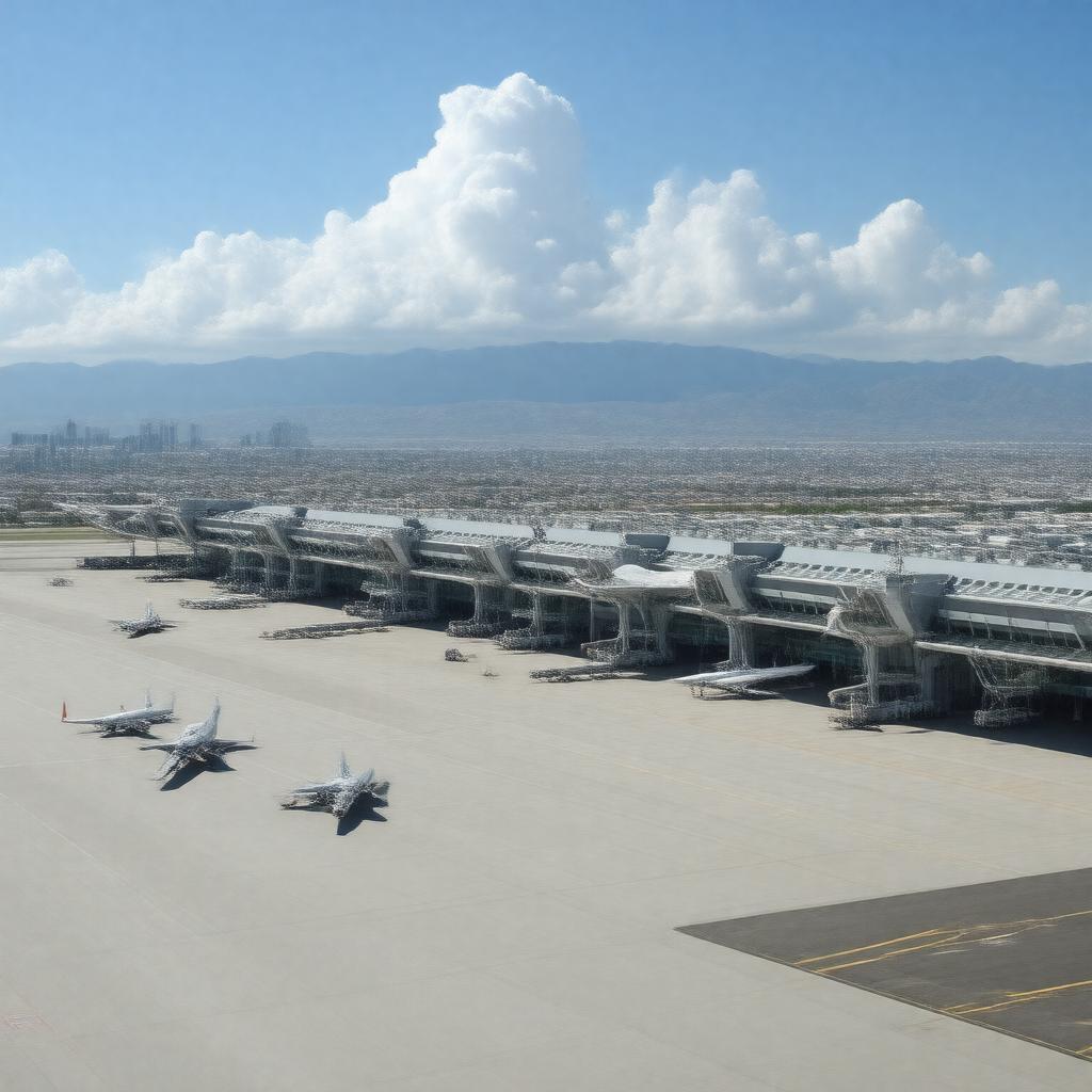 AI-created image of Miguel Hidalgo y Costilla Guadalajara International Airport