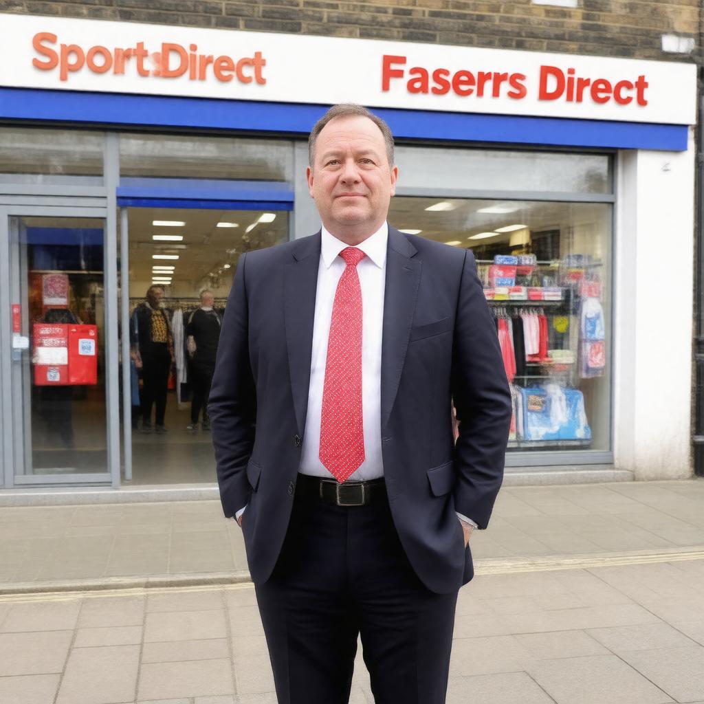 AI-created image of Mike Ashley