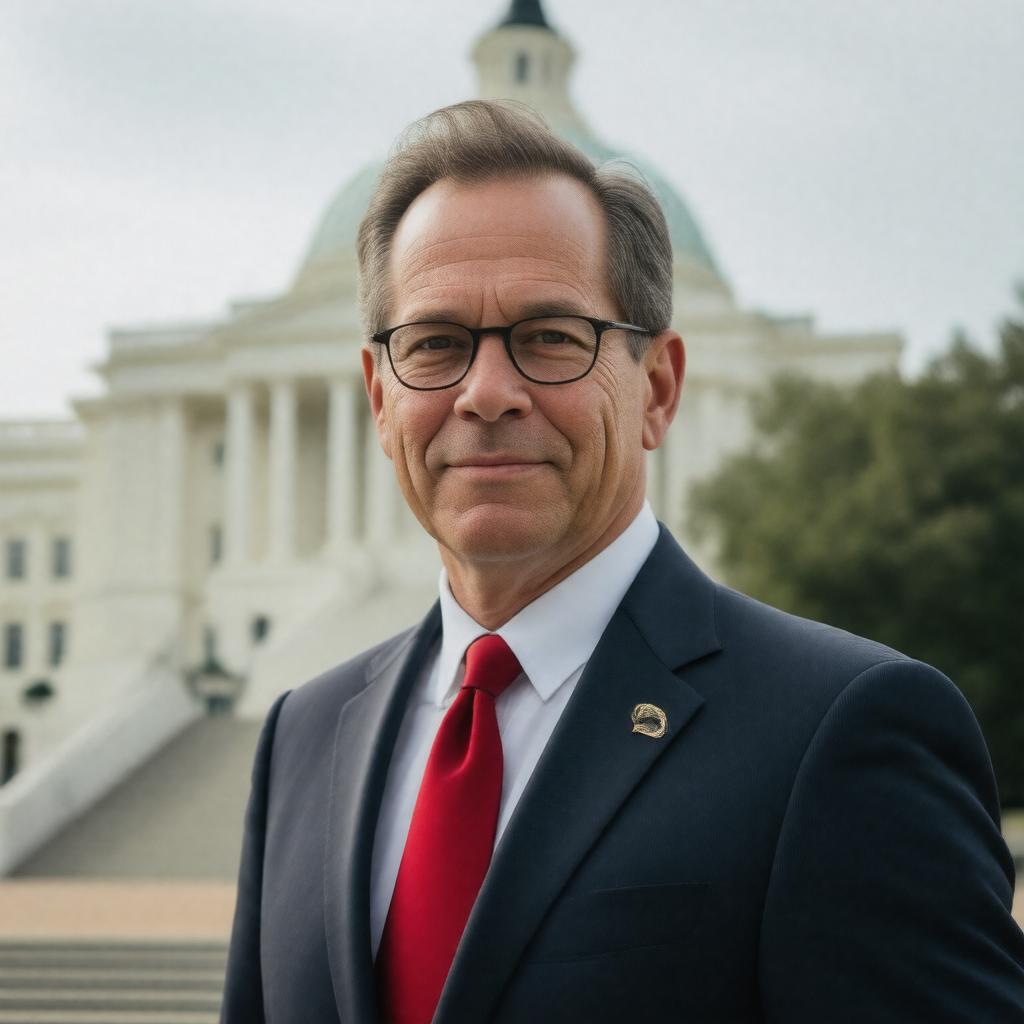 AI-created image of Mike Braun