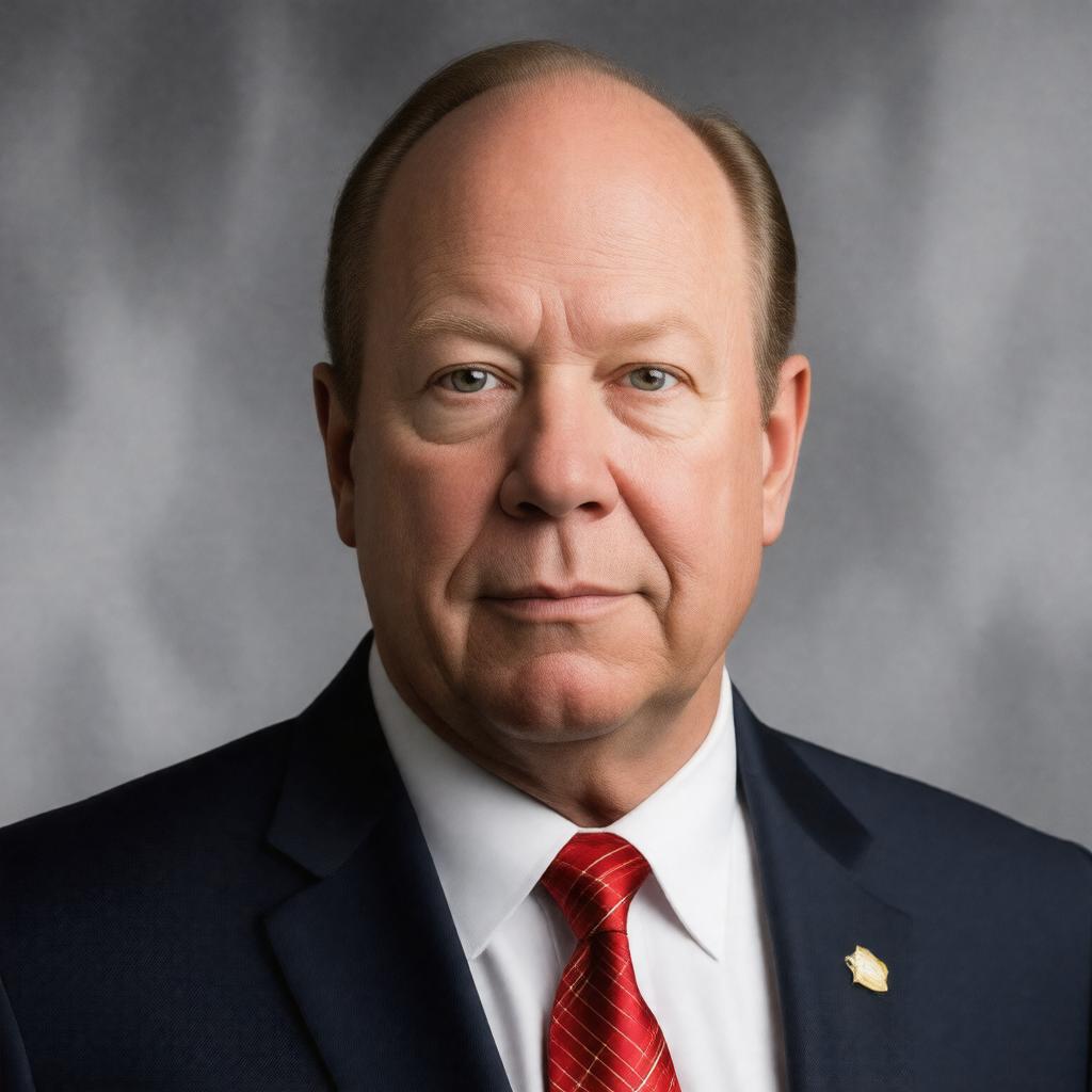 AI-created image of Mike Duggan