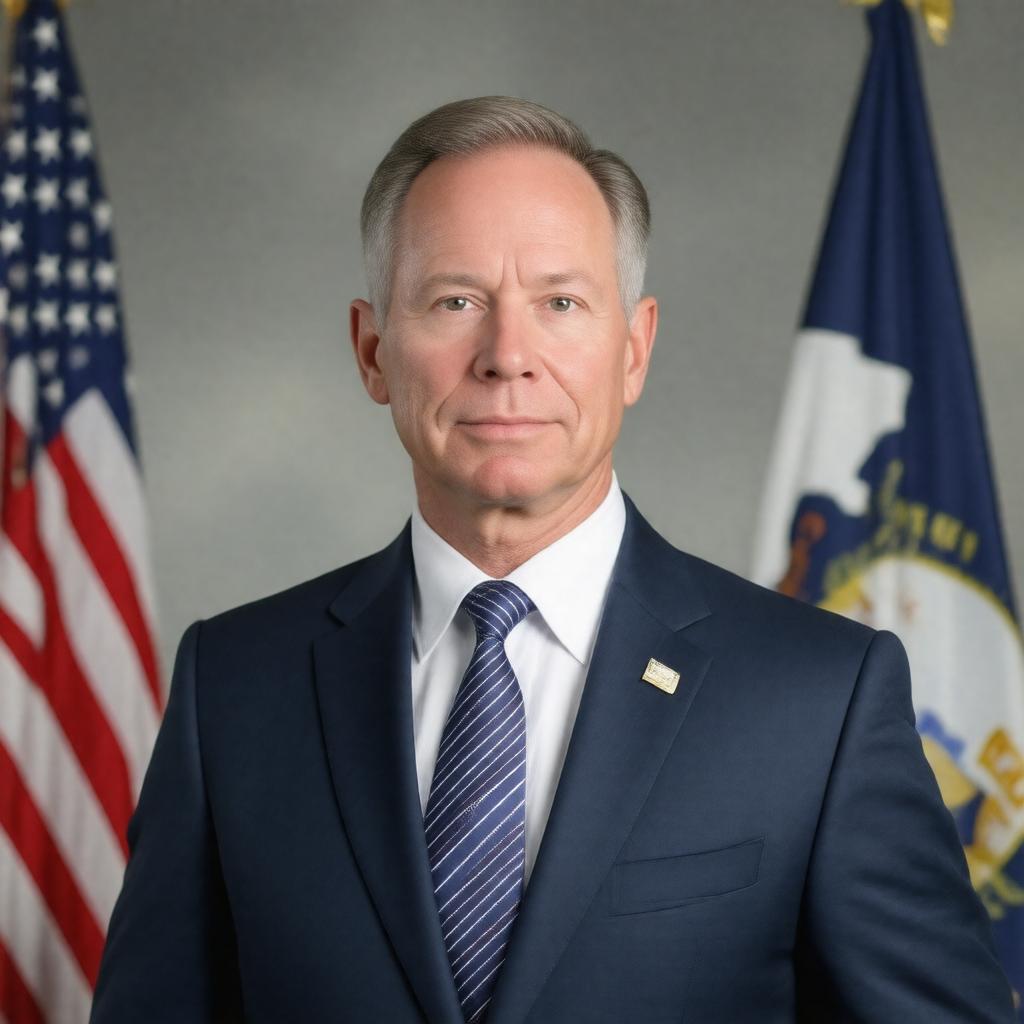 AI-created image of Mike Flood