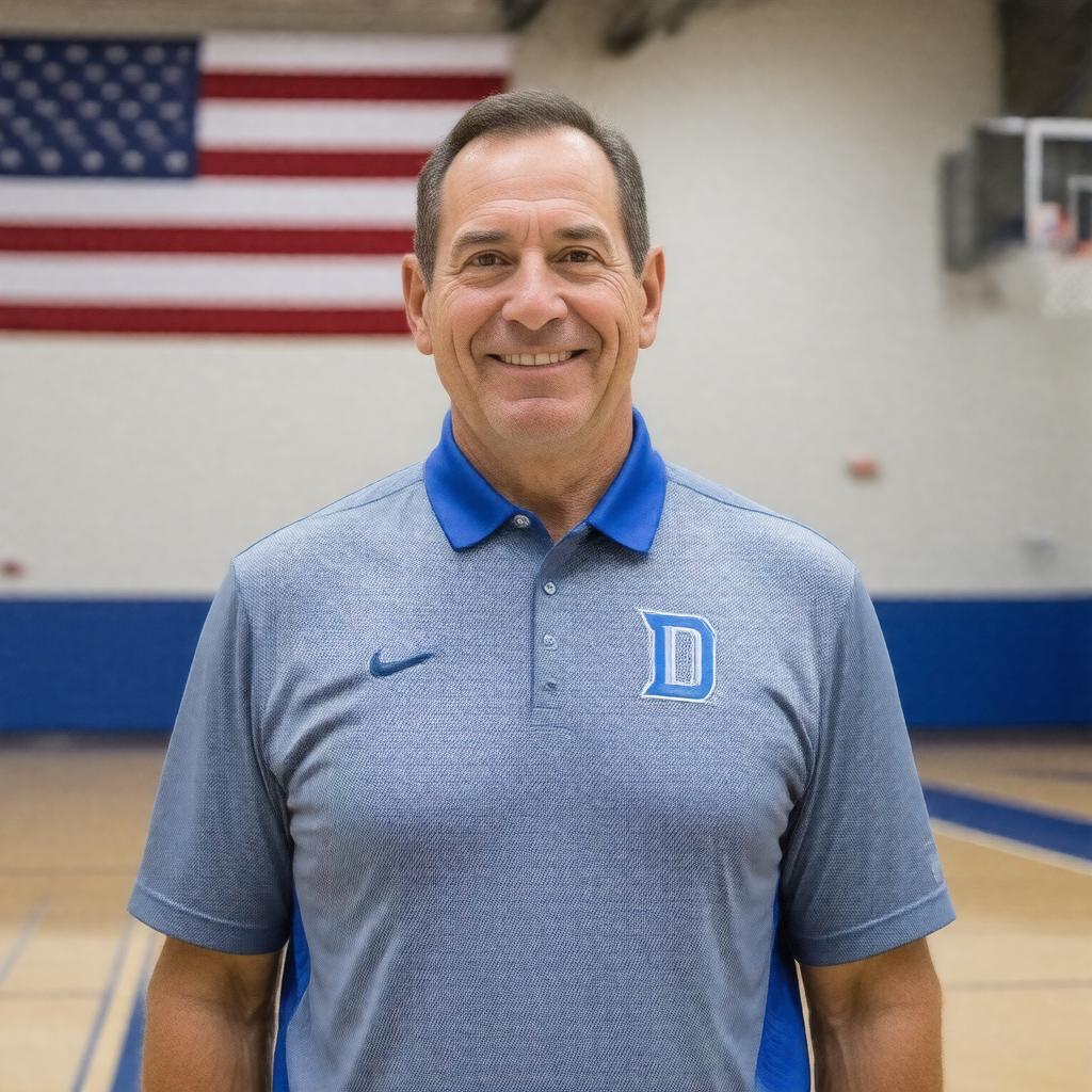 AI-created image of Mike Krzyzewski