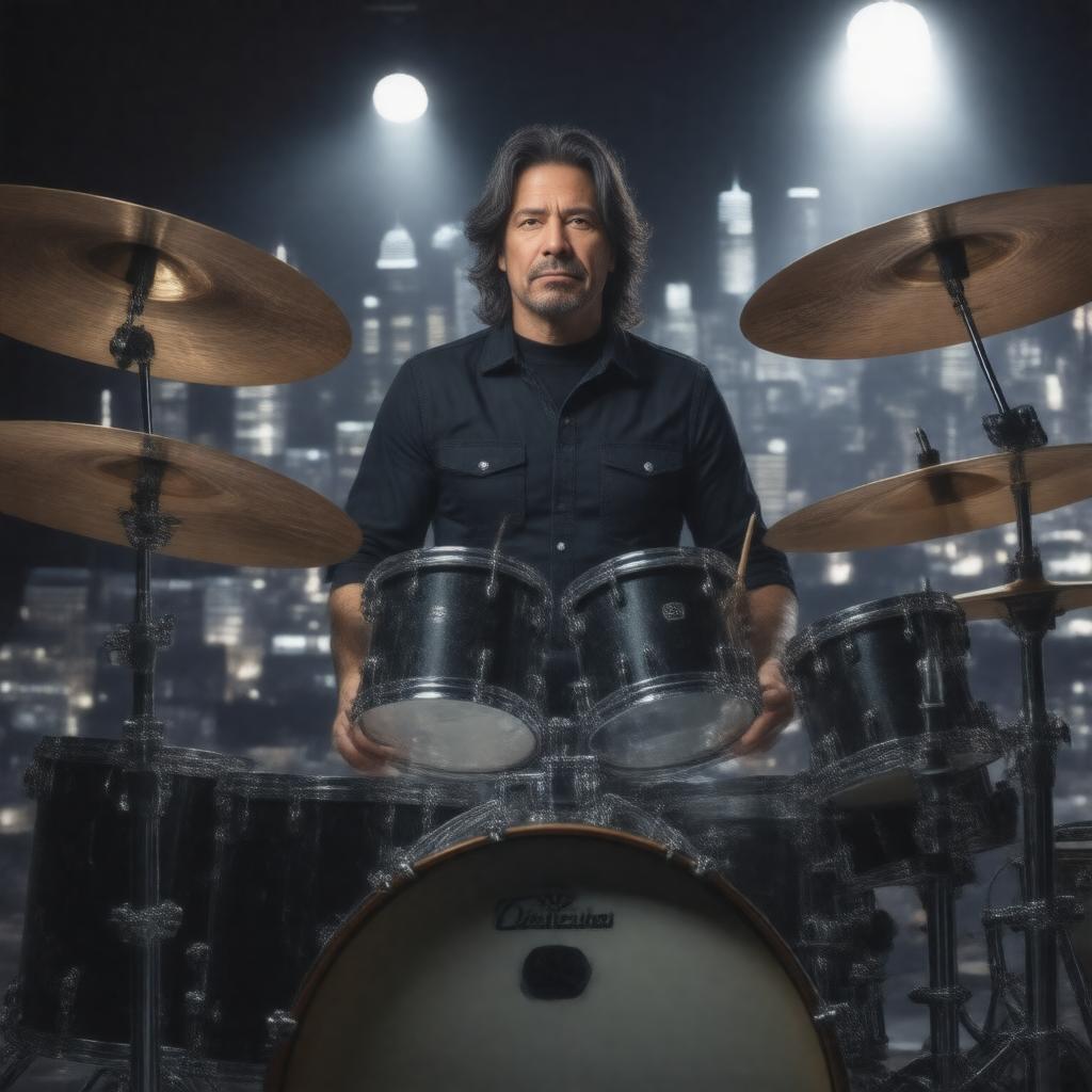 AI-created image of Mike Mangini