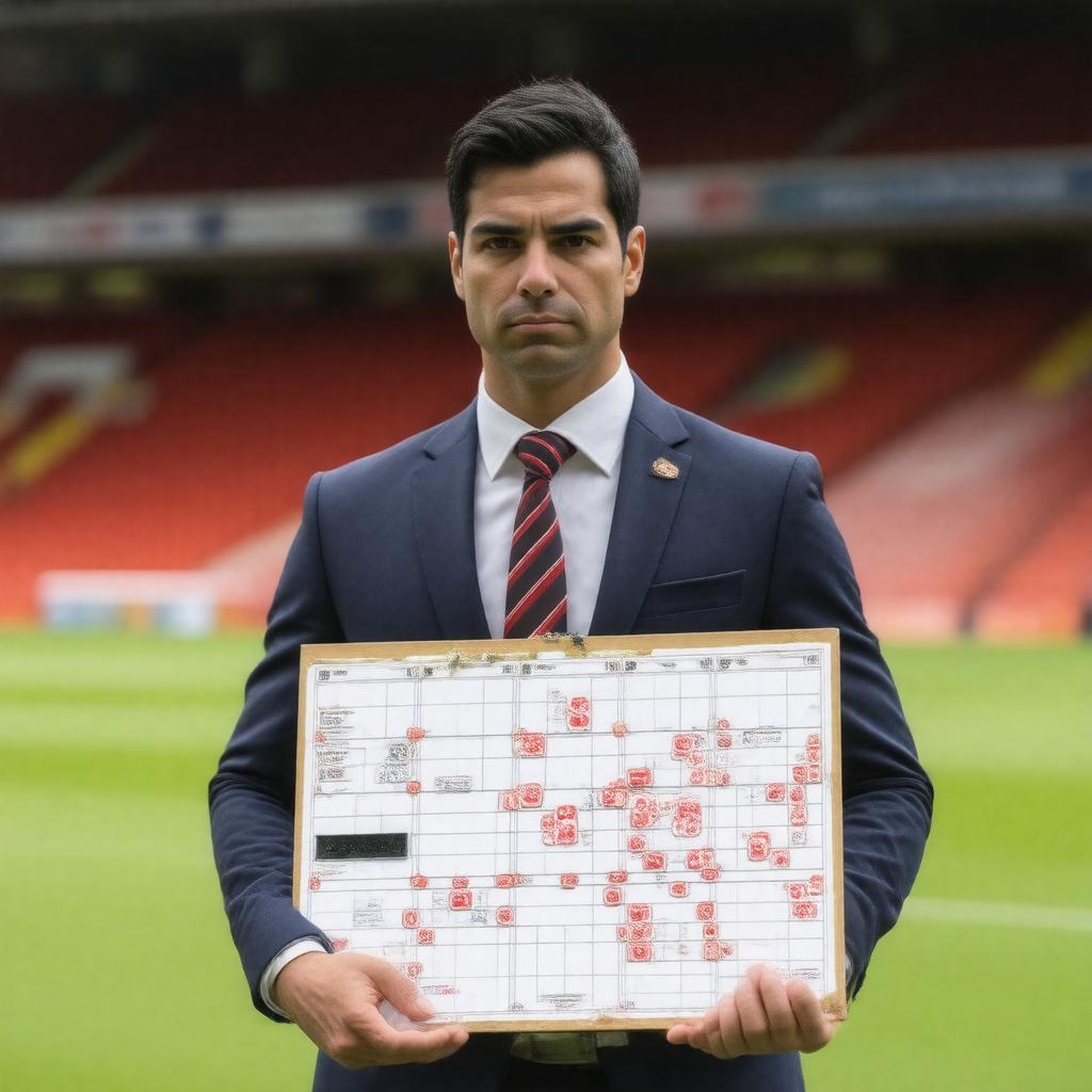 AI-created image of Mikel Arteta