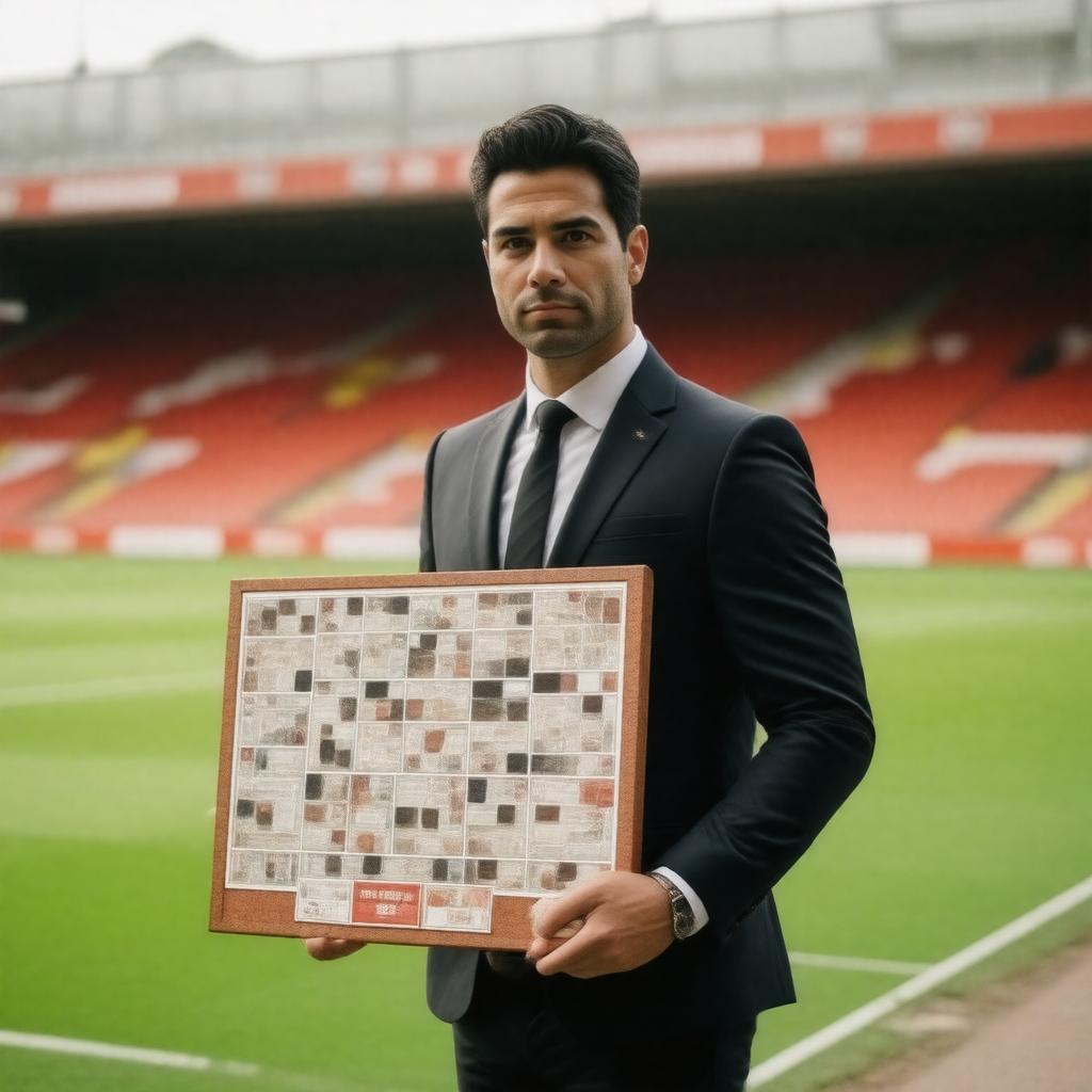 AI-created image of Mikel Arteta Amatriain