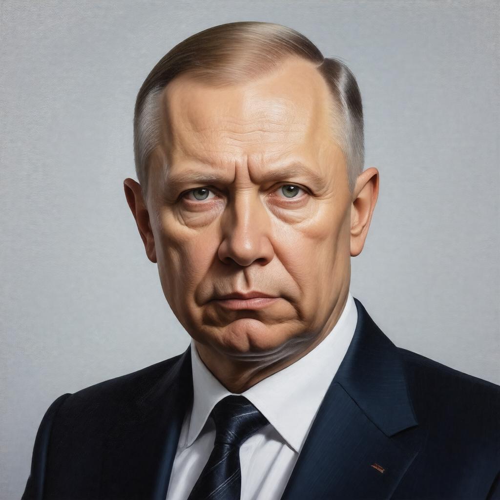 AI-created image of Mikhail Komarov