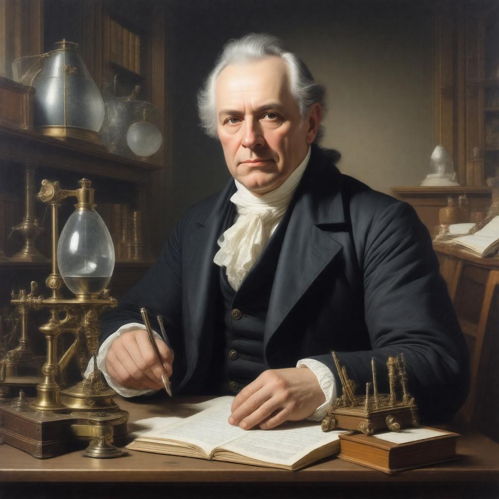 AI-created image of Mikhail Lomonosov