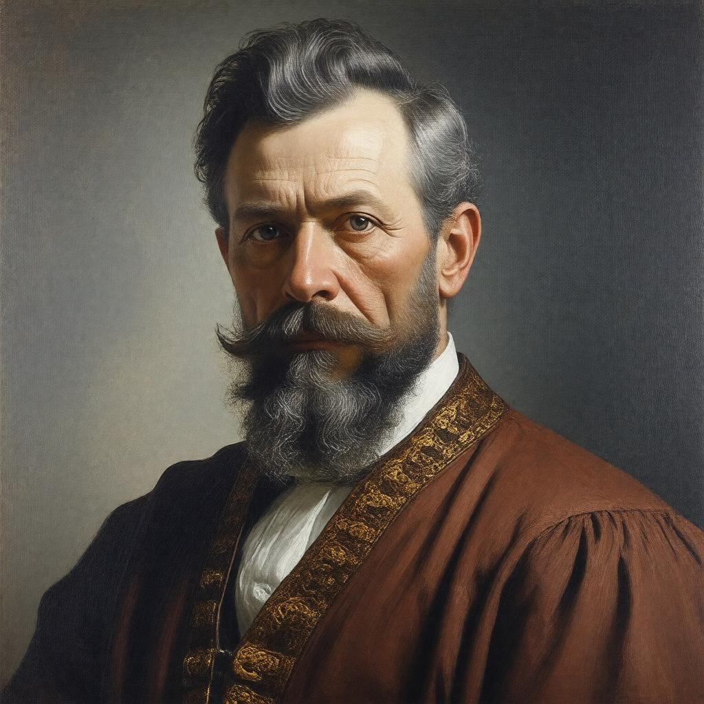 AI-created image of Mikhail Tolstoy