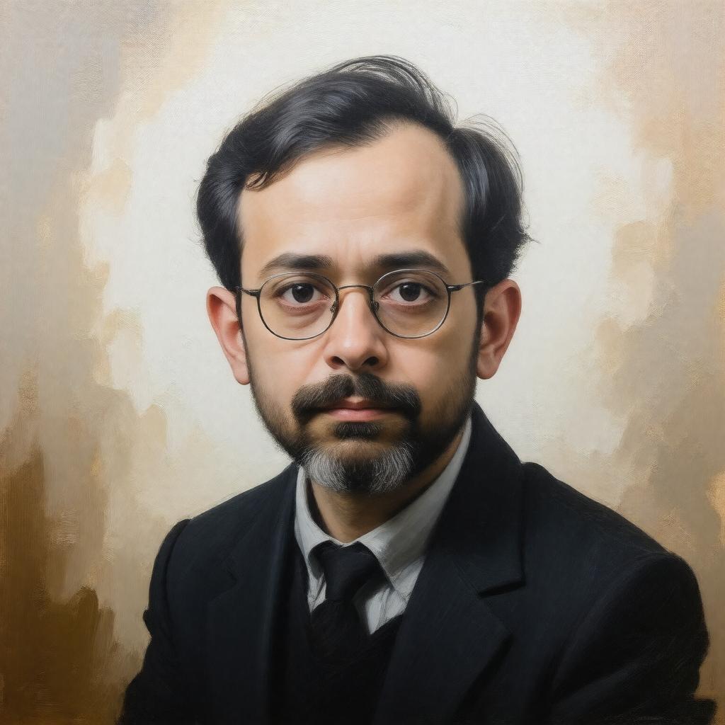 AI-created image of Milan Rushdie