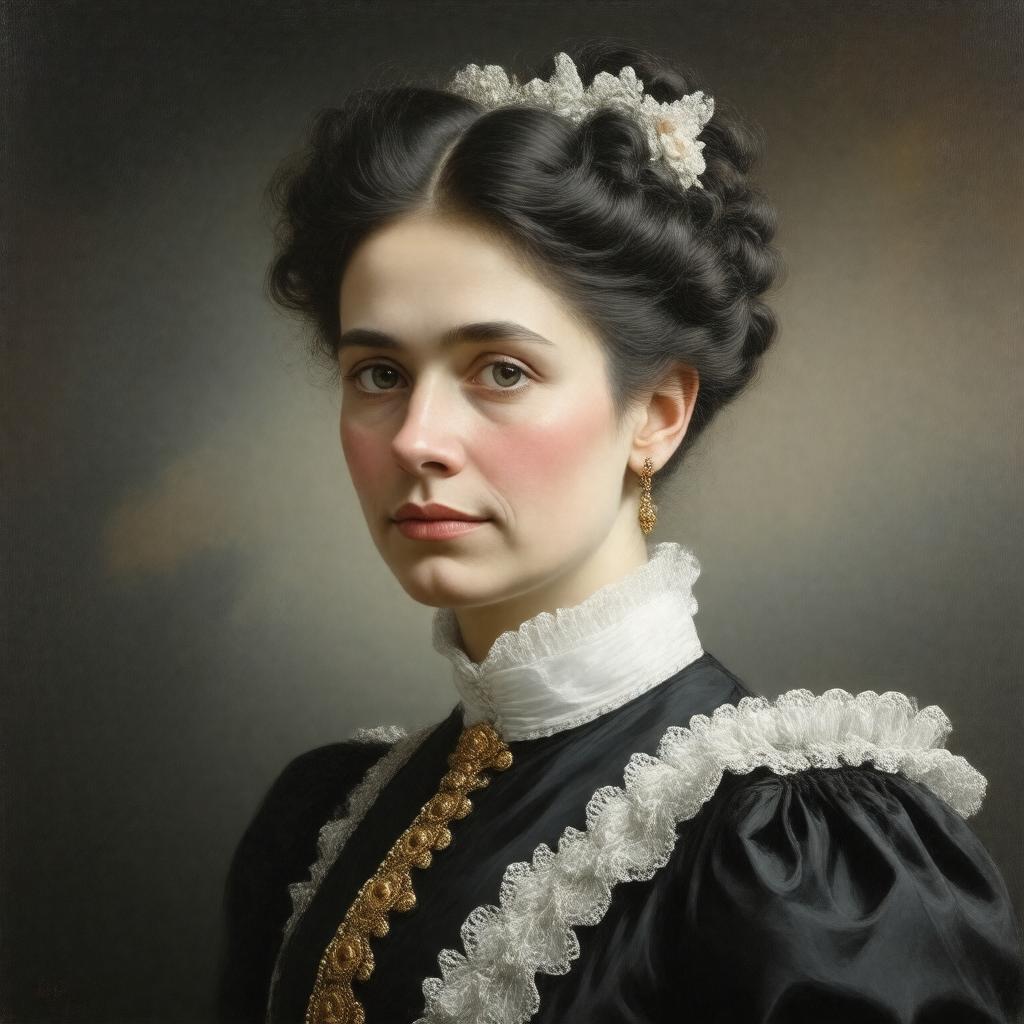 AI-created image of Mildred Bowes-Lyon