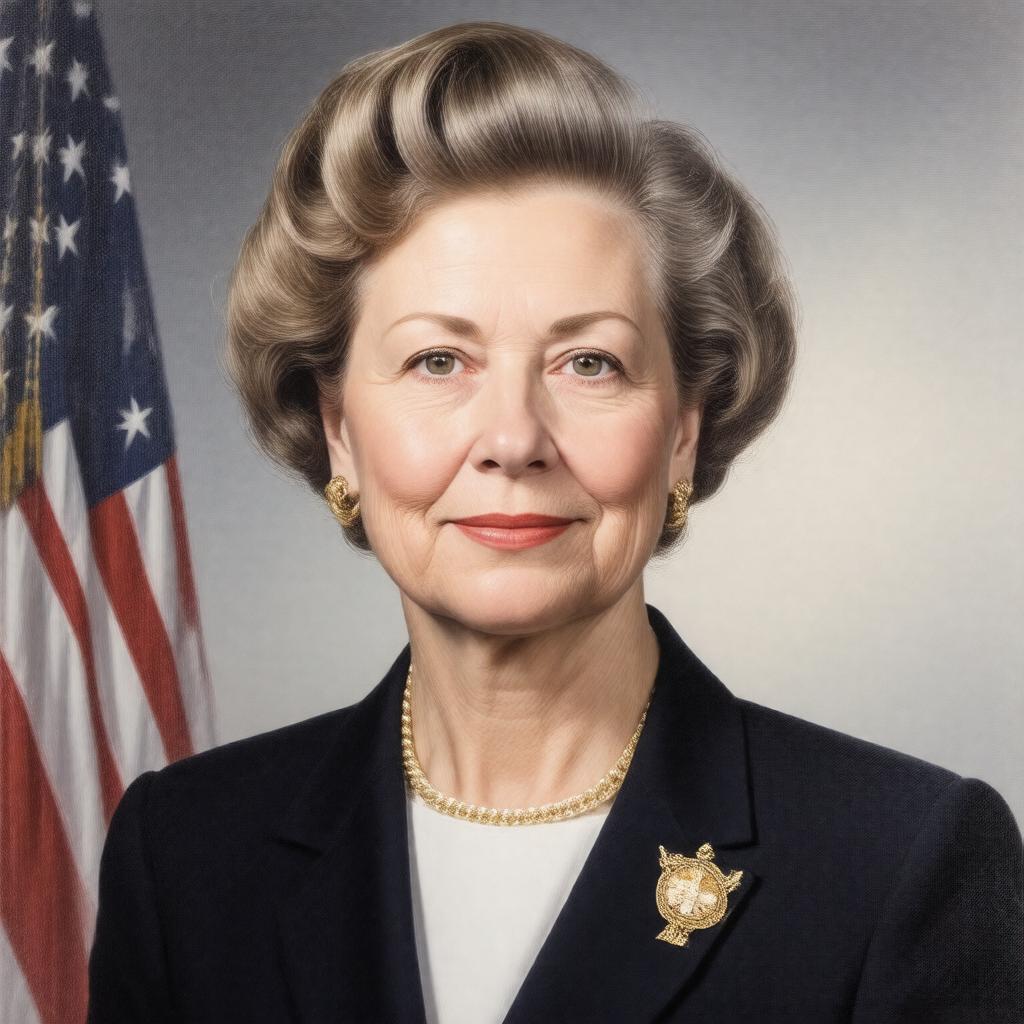 AI-created image of Mildred Church