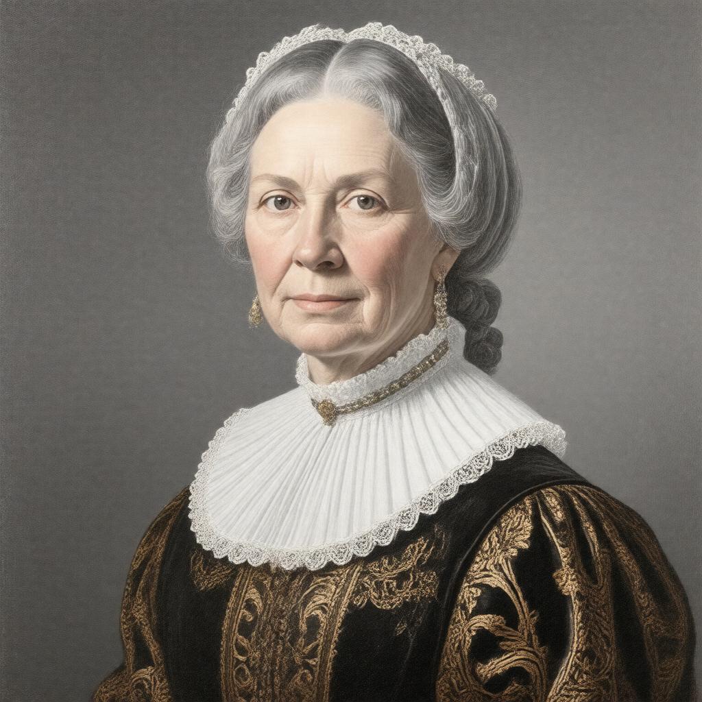 AI-created image of Mildred Gale
