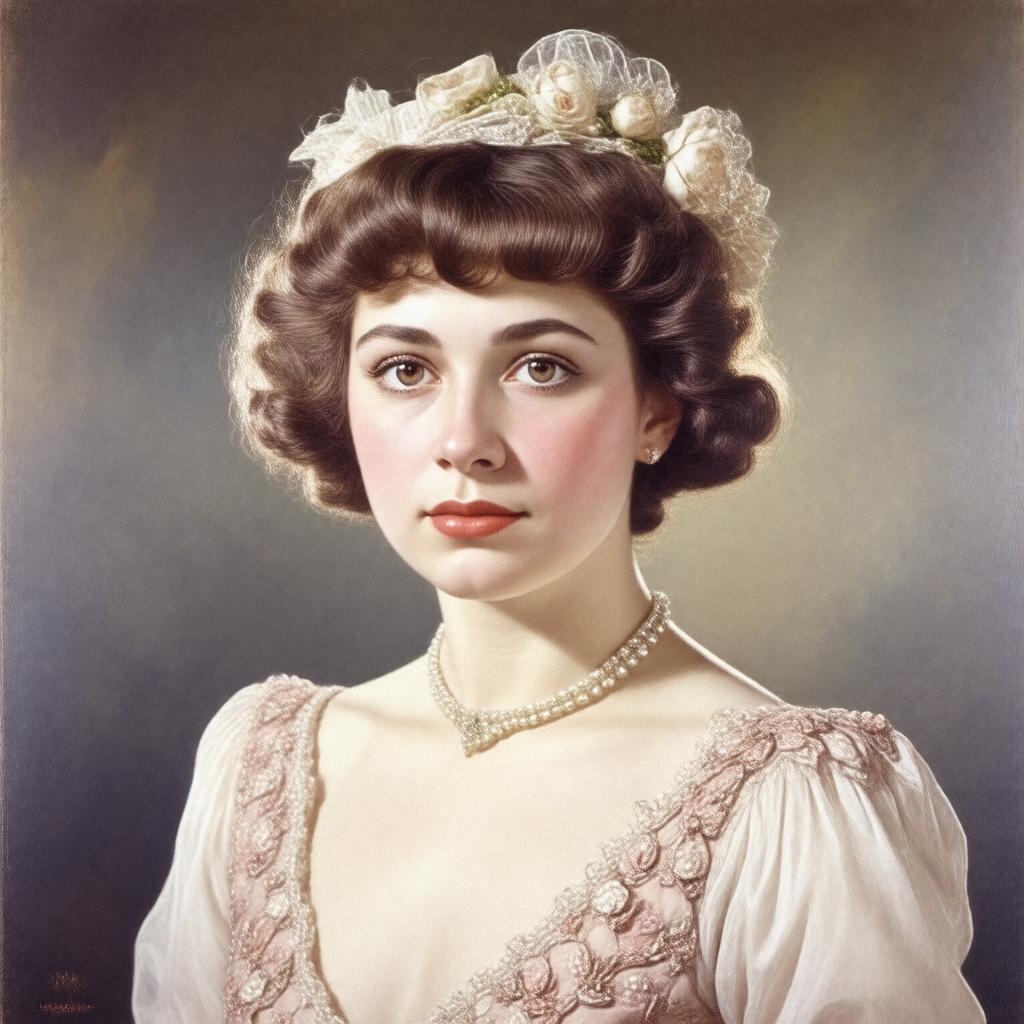 AI-created image of Mildred Harris