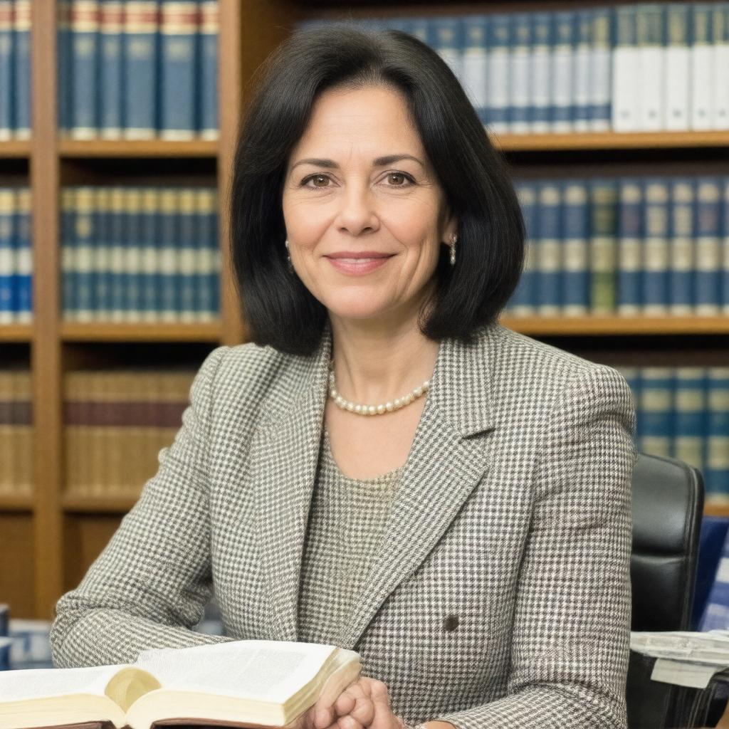 AI-created image of Mildred Z. Solomon