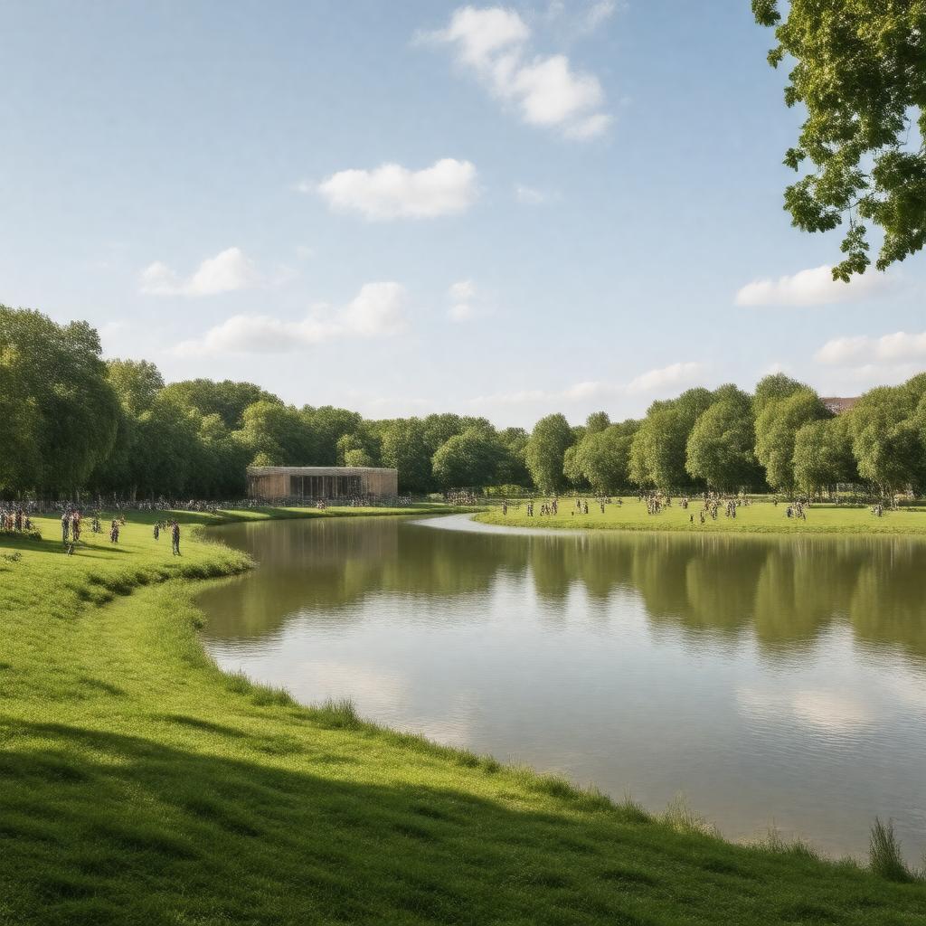 Click to view larger image AI-created image of Mile End Park